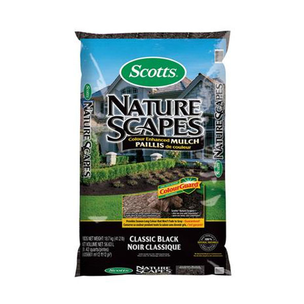 Scotts Nature Scapes Color Enhanced Black Mulch