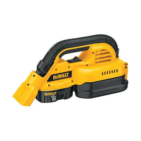 Dewalt HeavyDuty 18V Cordless 1/2 Gallon Wet/Dry Portable Vac