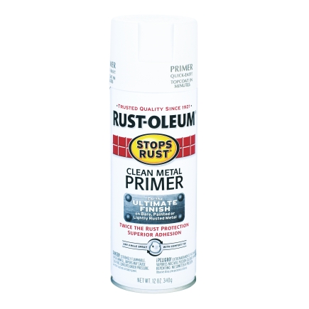 Rust-Oleum Stops Rust 12 Oz Clean Metal Spray Primer White