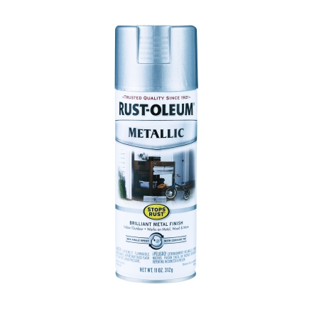 Rust-Oleum 11oz Stops Rust Metallic Spray Paint in Silver (7271-830)