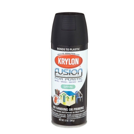 krylon fusion satin black