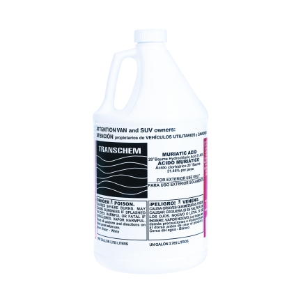 transchem 1 gallon muriatic acid 1335100001 snow removal flyers