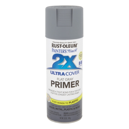 Rust-Oleum Ultra Cover 2X 12 oz Spray Paint Primer Gray