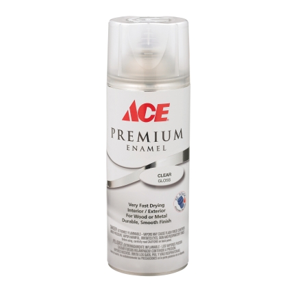  Ace  12oz Gloss Clear Premium Enamel Spray Paint