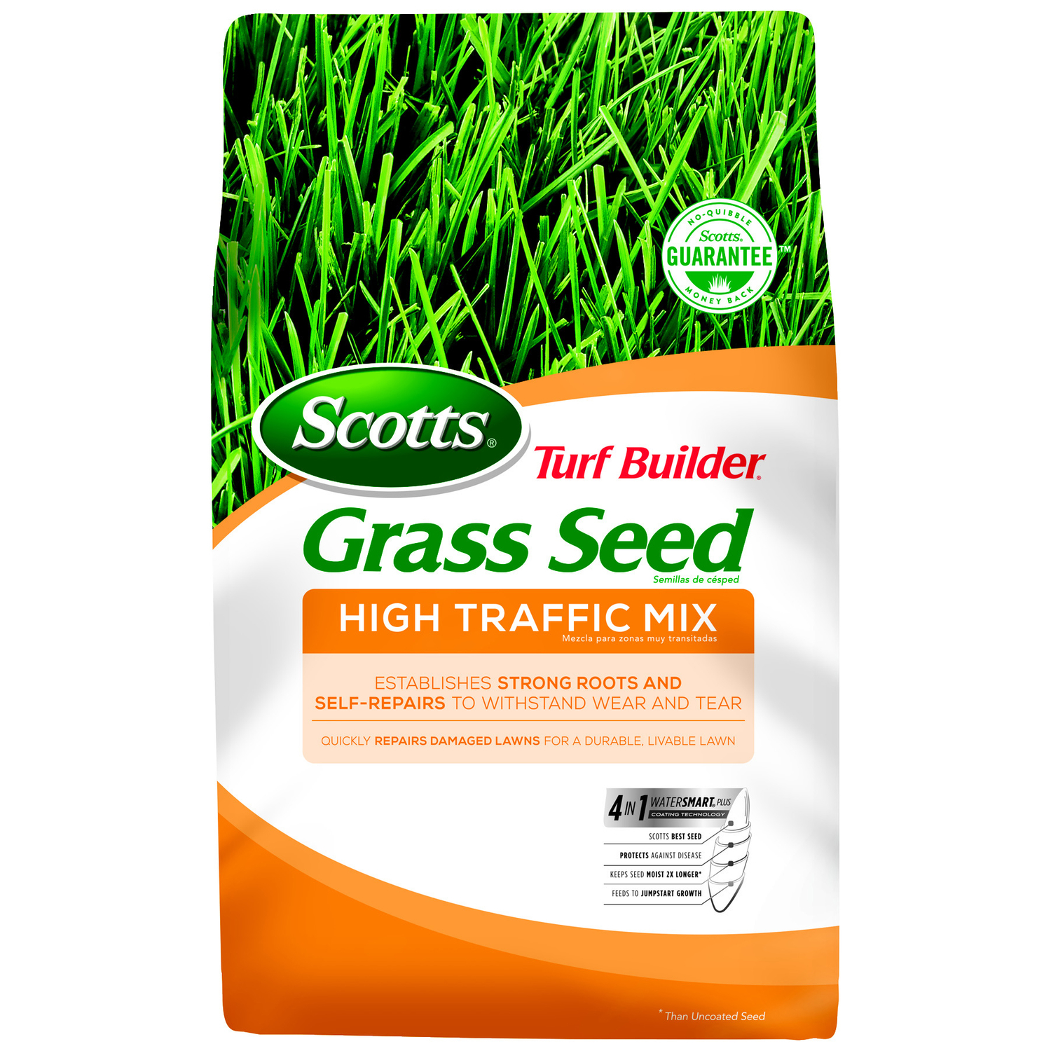 Scotts Turf Builder High Traffic Mix Sun/Shade Grass Seed 3 lb.