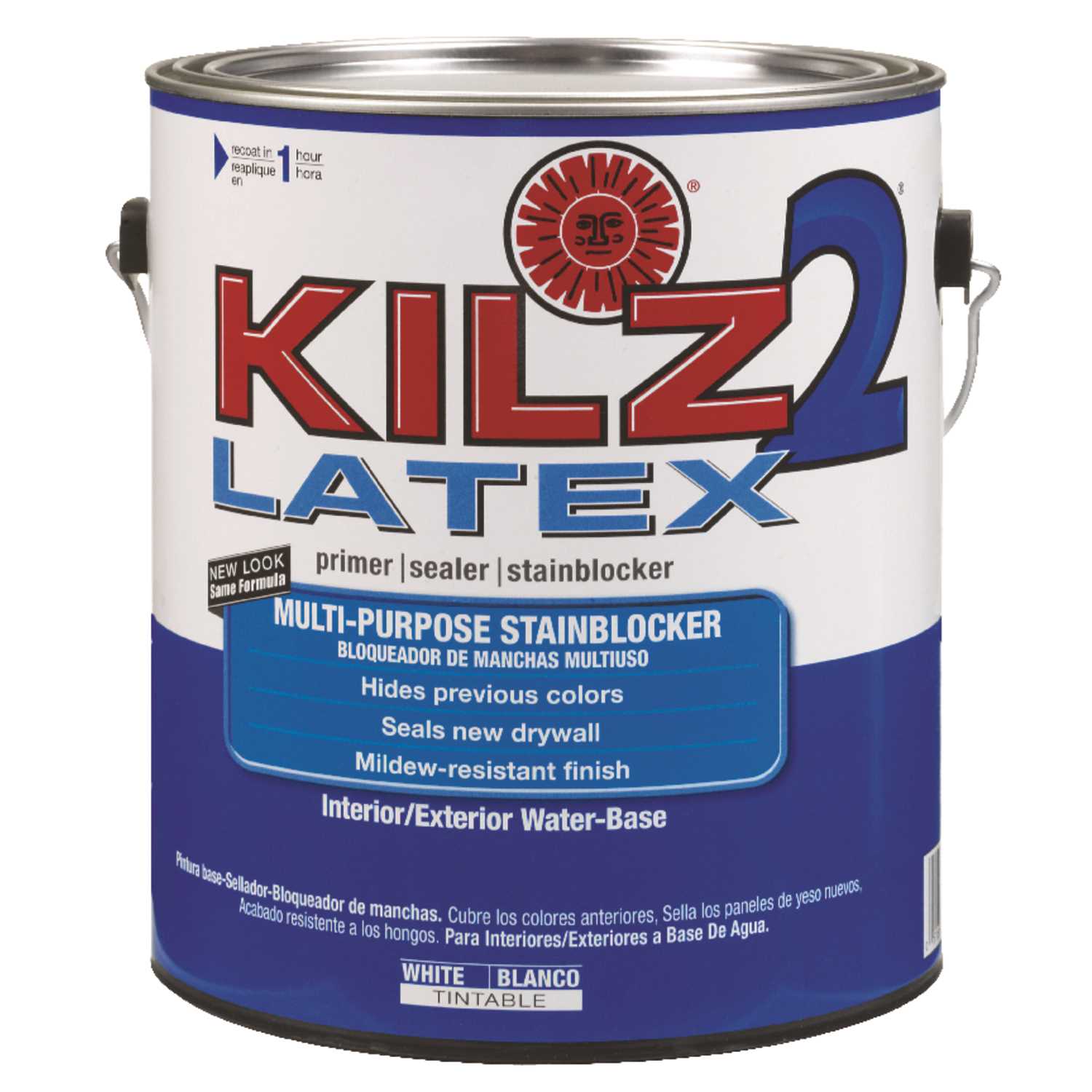 KILZ White WaterBased Interior/Exterior Primer 2gal In, 03/29/2024