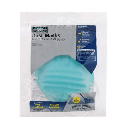 safety works non toxic dust pollen masks 5 pack 10028549 snow removal flyers
