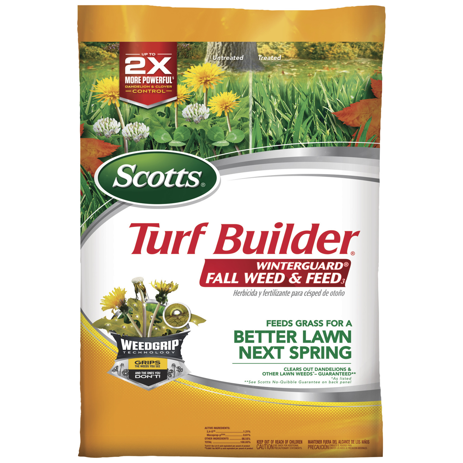 Scotts Turf Builder Winterguard 28-0-6 Weed and Feed For All Grass Types