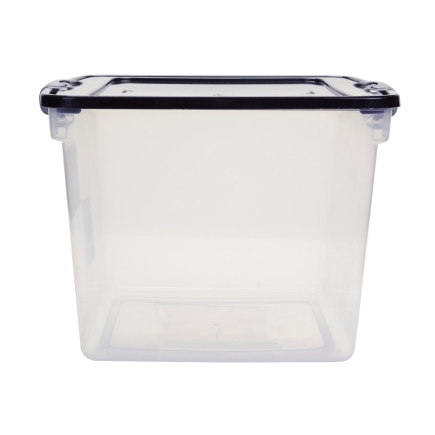 Homz 31 qt Plastic Storage Tote