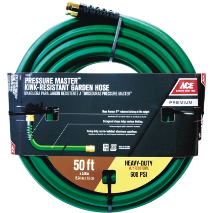 Ace 5/8" x 50' Heavy-Duty Garden Hose