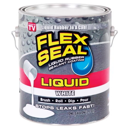 Flex Seal Liquid Rubber Sealant Coating 1 gal. White Can (LFSWHTR01)